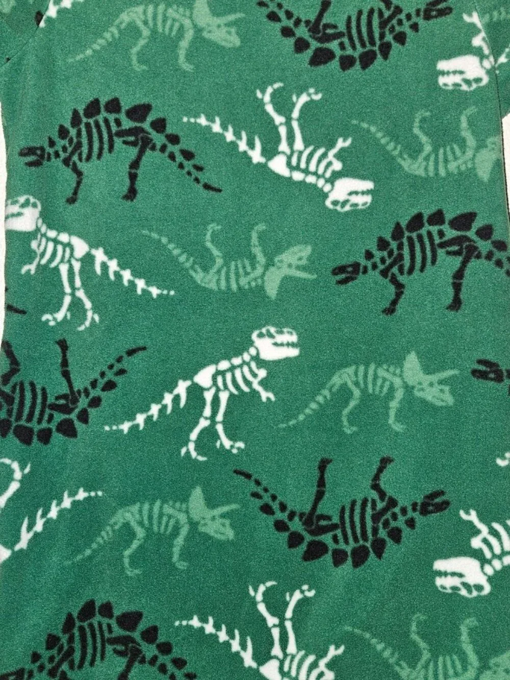 3 Carter's Simple Joys Footie Pajamas Lot Boys Size 6 Dinosaurs Black Green